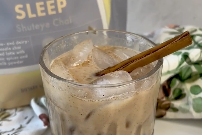 Kelly Scott's Vanilla Shuteye Chai Mocktail