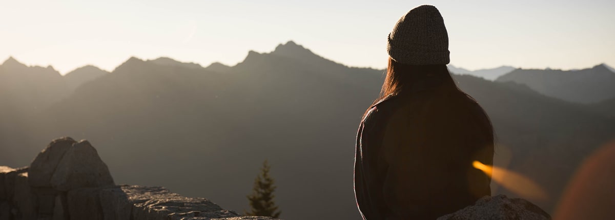 Image of Woman in Mountains in Magnesium Benefits for Anxiety and Depression Article