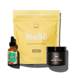 Ned Bundle with Immunity Hero, Lemon Mello Pouch, and Relief Balm