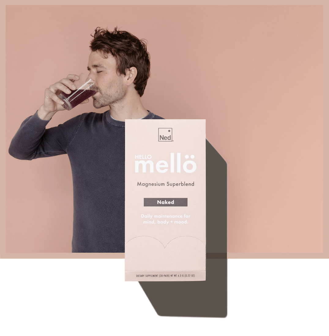 Mellö Magnesium Superblend. Nourish your entire body with our magnesium superblend with 3 forms of chelated magnesium, GABA, L-theanine, and over 70 trace minerals. 
